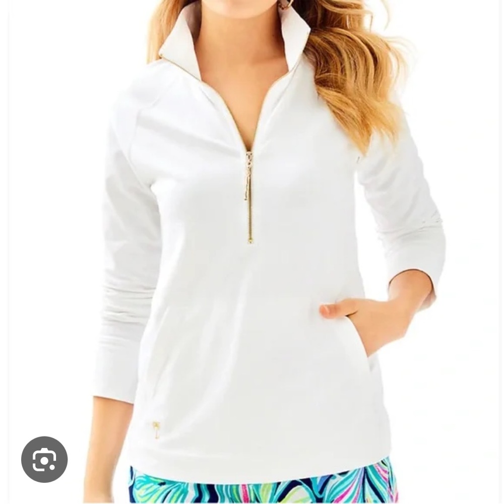EUC skipper popover from Lilly Pulitzer with lace detail